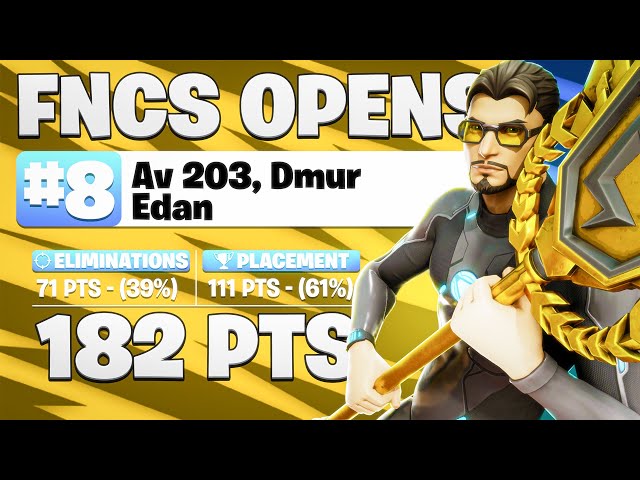 MY TRIO IS CRAZY (8TH FNCS OPENS) | Av