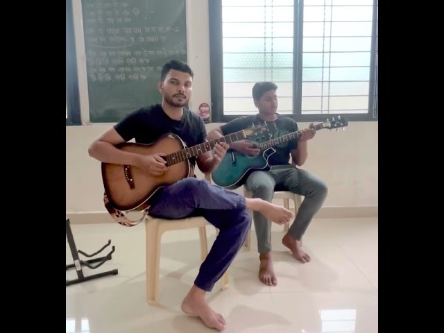 Sreevalli Song Guitar Strumming & Leading #srivalliguitar #srivallisong #srivalliguitarcover