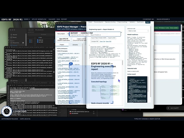 EDFS RF 2026 R1 — Demo 2: Inside the DFS-RF Engineering Workspace