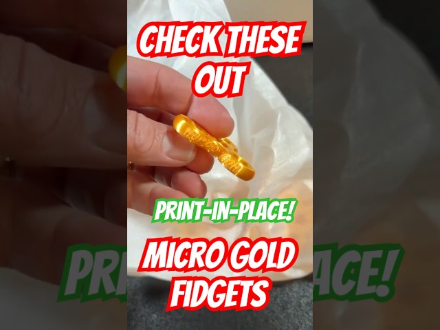 Tinkercad Print in Place Fidget Spinners: PCBWay Print Results 💯🔥