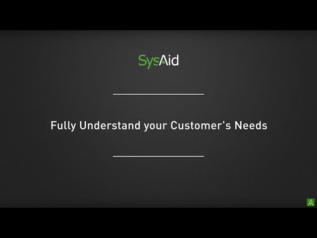 Stuart Rance's ITSM Tip #6:   Fully Understand Your Customer's Needs