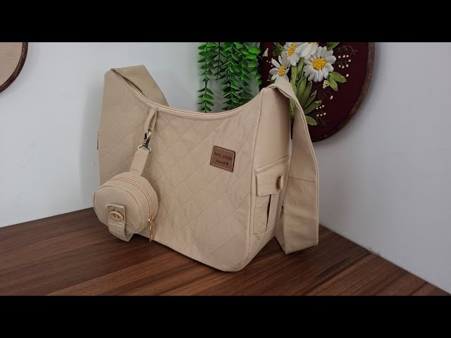 Diy simple tote bag:Diy stylish totebag  with Small wallet from old clothes (Sewing tricks)