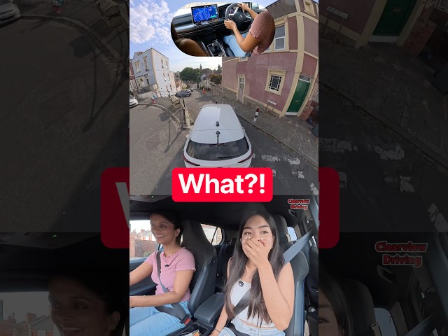 THAT’S A ROAD?! 😱 #driving #car #pov #bristol #hill #manual #clutch #gear #learn
