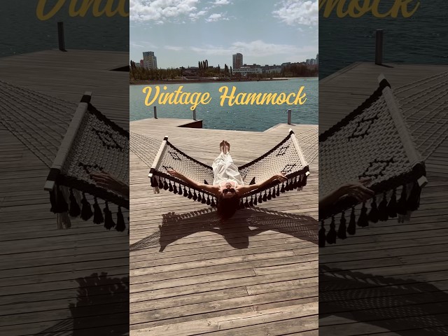 Full tutorial on my channel 🖤 #macrame #macramedecor #hammock #diyprojects