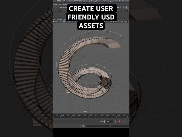 Creat artist-friendly USD assets with Dynamic Payloads #Maya #3danimation #production #bifrost