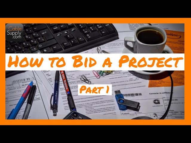 How to Bid a Computer Network Cabling Project and Get Paid.  Part 1