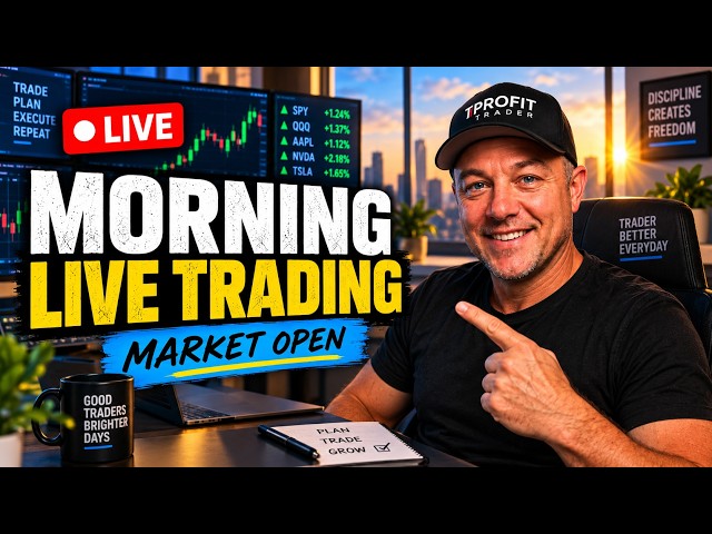 🔴 Live Day Trading! | Will Stocks Bounce Back? | Purdia Giveaway