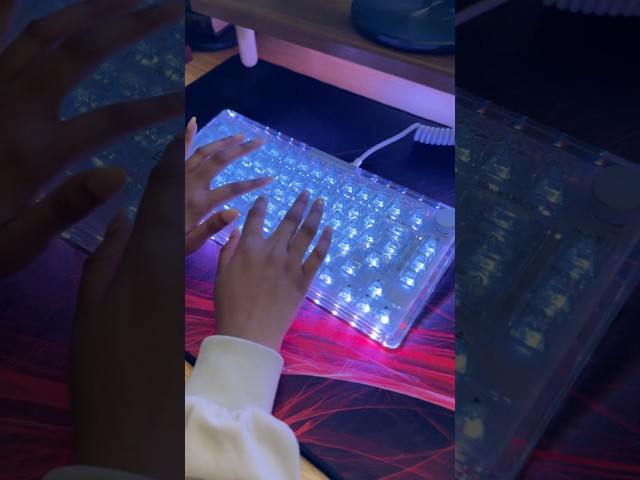 KiiBOOM Phantom 81 V3 🧊 by @kiiboom.official  🪽 #mechanicalkeyboard #keyboardasmr #desksetup