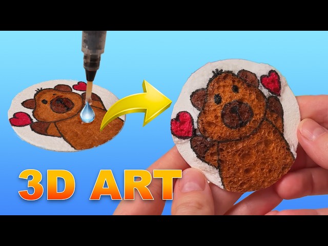 Watch This Paper Capybara Come to Life with Water! 💧🦫