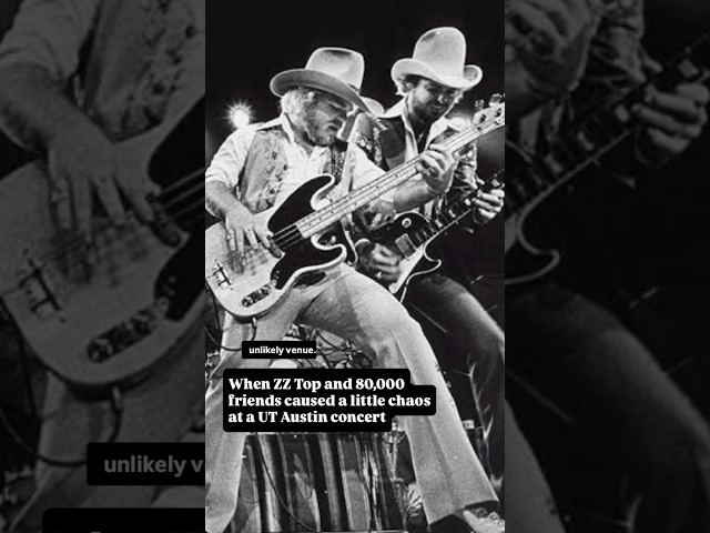 When ZZ Top and 80,000 friends caused a little chaos at a UT Austin concert