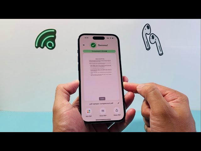 How to Compress PDF File on iPhone & iPad