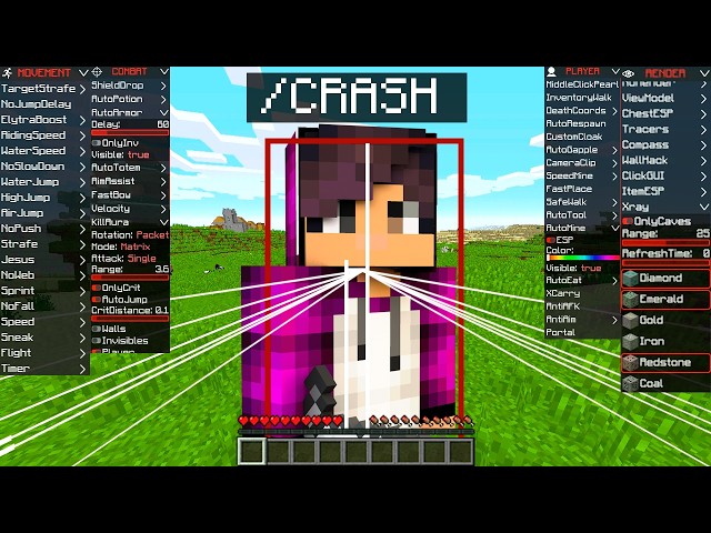 HACKING BUT EVERY TIME STAFF TELEPORT I CRASH THEIR GAME…
