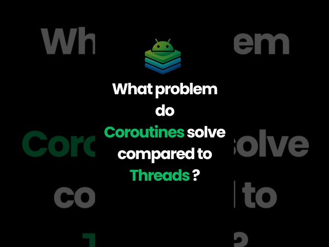 🚀 Day 11 – Coroutines vs ThreadsCoroutines = lightweight, non-blocking & structured concurrency 🔥