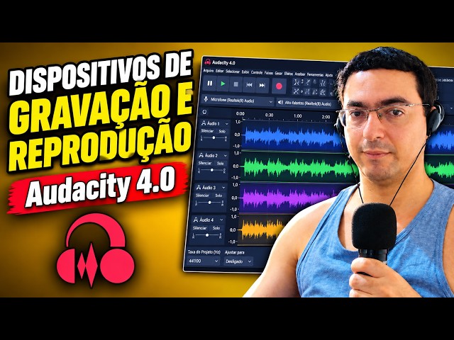 Recording and Playback Devices in the New Audacity 4.0