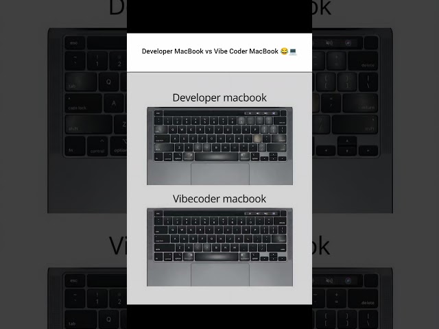 Developer MacBook vs Vibe Coder MacBook 😂💻 | The Difference Is Real! #developer #programmerlife #fyp