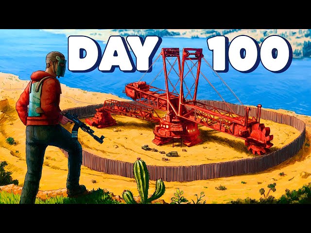 How I Walled Off Giant Excavator... SOLO!