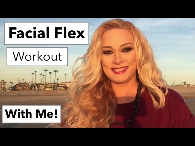 Facial Flex: Looksmaxxing Workout with Me!  All Natural Face Lift