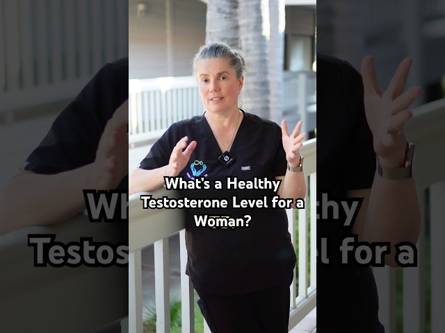 What’s a healthy testosterone level for a woman? #hormones #menopause #testosterone