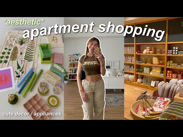 shop with me for aesthetic apartment appliances | MOVING OUT ALONE p.8