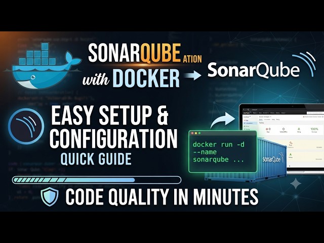 Day-10 part-1 How to Install SonarQube using Docker (Easy Setup Guide)