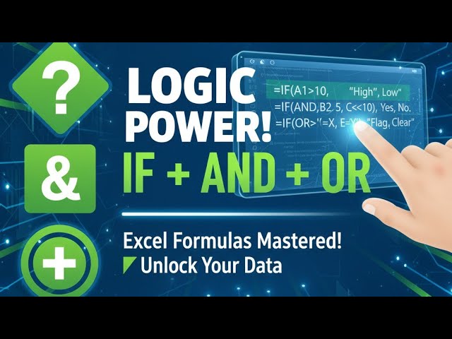 Excel IF, IFAND, IFOR Functions Explained (Tamil) - Make Better Decisions in 2025 #iffunction