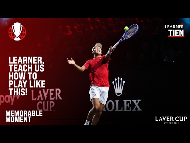 Learner Tien Wins Point of the Match | Laver Cup 2026
