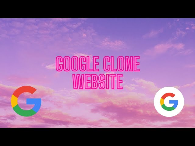 Google Clone Website By HTML AND CSS