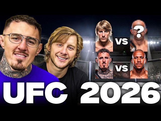 UFC Predictions For 2026 With Tom Aspinall & Paddy Pimblett