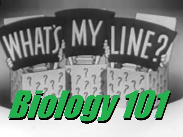 What's My Line? - Plants aren't alive!  Whales are fish! And other Biology Errors! [CLIPS VIDEO]