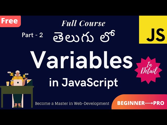 #2. Learn JavaScript Variables in Telugu || Variables explained in Detail
