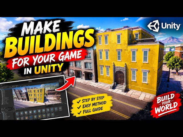 How To Create Buildings In Unity Engine 6