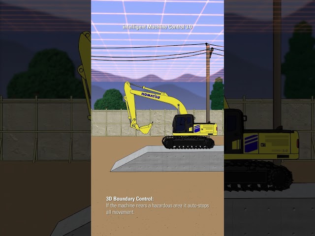 Komatsu next gen PC220LCi-12 intelligent Excavator - 3D BOUNDARY CONTROL (Unique automatic feature).