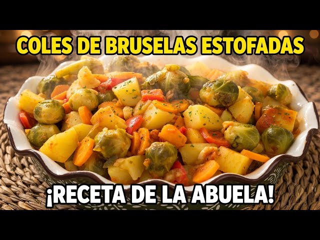 Braised Brussels Sprouts with Vegetables | Easy and Healthy Grandma's Recipe