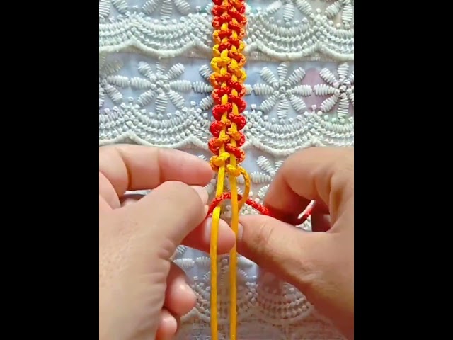 How to make it? #diy #macrame #paracord #bracelet #trending #craft #handmade #viral 