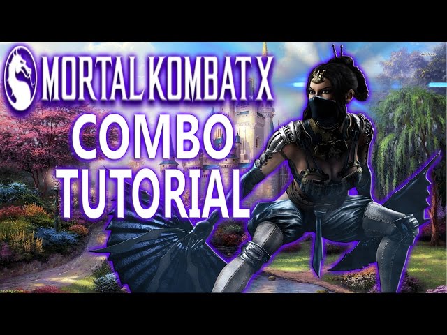 Mortal Kombat X KITANA Combos - ASSASSIN Combo Tutorial
