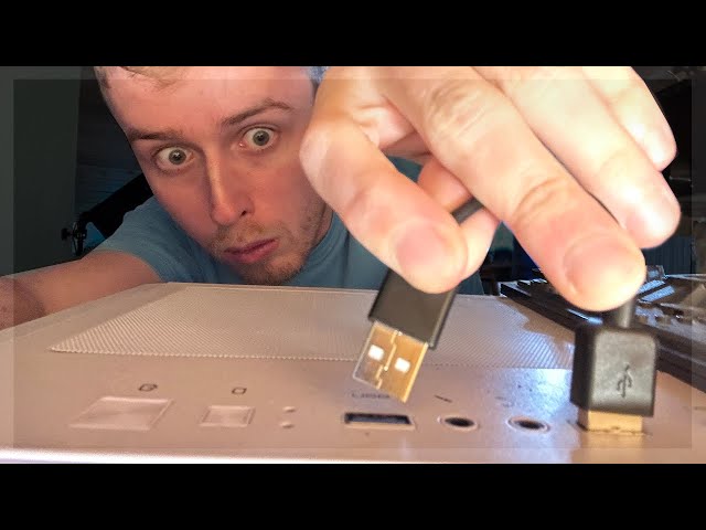 I Plugged In A PC Frying Male to Male USB Type-A Cord #shorts