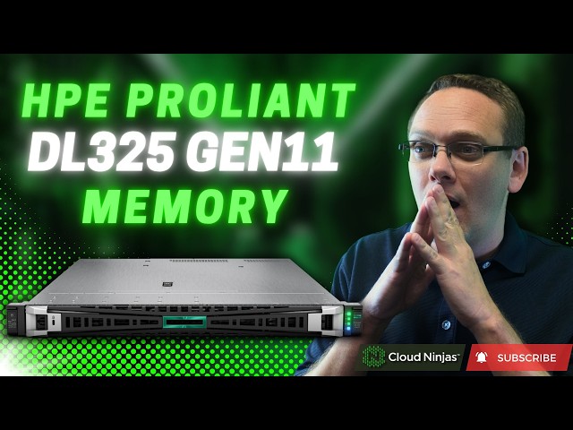 HPE ProLiant DL325 Gen11 | Server Memory Overview & Upgrade | How to Install | DDR5 RAM DIMMs