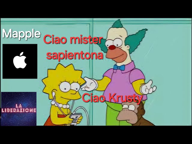 I Simpson - Lisa al negozio della Apple (mapple)