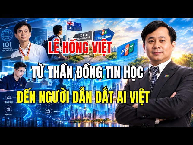 FROM OLYMPIC GOLD MEDALIST TO AI CEO – Lê Hồng Việt and the journey to bring Vietnamese intellige...
