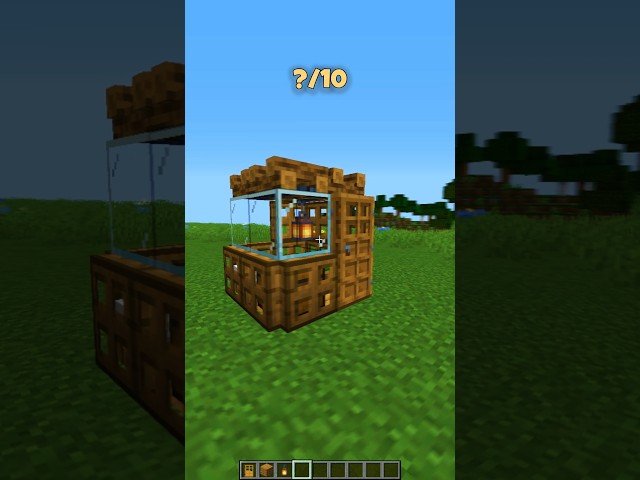 minecraft 2×2 mini house tutorial – step by step build