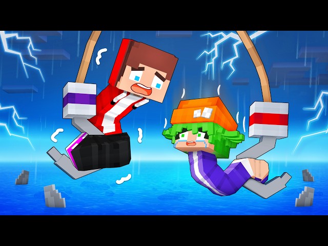 JJ and IVY - Sad Worm Story - Maizen Minecraft Animation