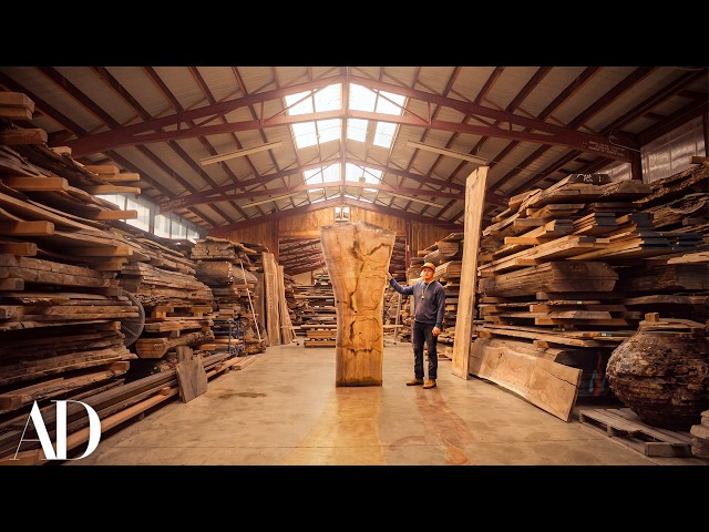 Inside the Nakashima Workshop Full of the World’s Rarest Wood | Architectural Digest
