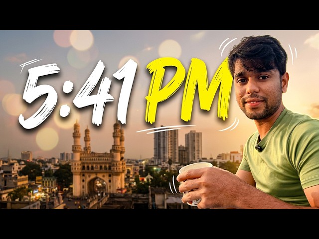 A Day in My Life in Hyd ☕ | Book Reading, Evening Run & City Views ✨