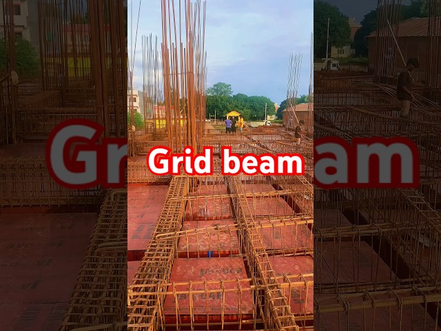 Grid Beam #beam #waffle #slab #reinforcement