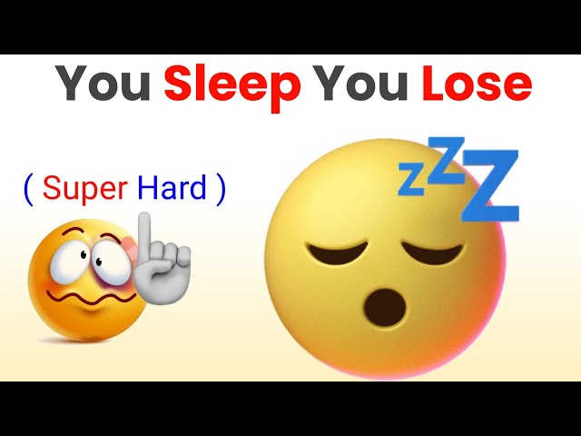 Try Not to Fall Asleep Challenge π΄