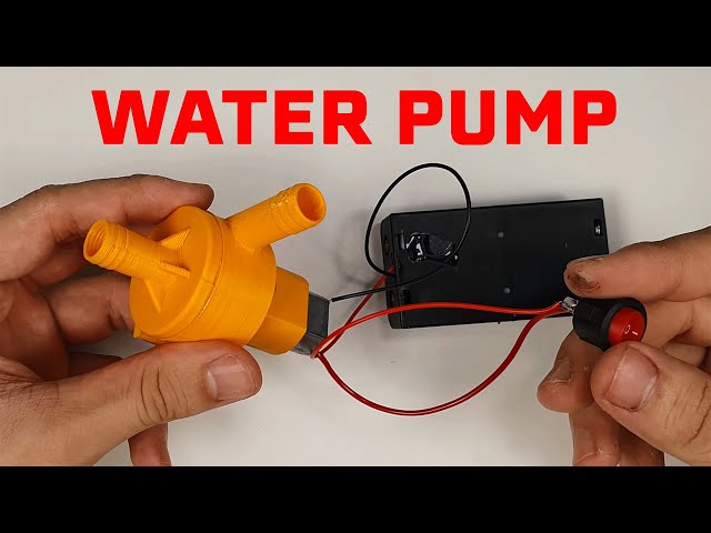 How to make water pump at home | DIY water pump ( easy to make )