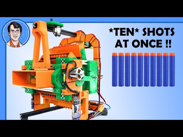 Custom Nerf Blaster - TEN SHOTS AT ONCE