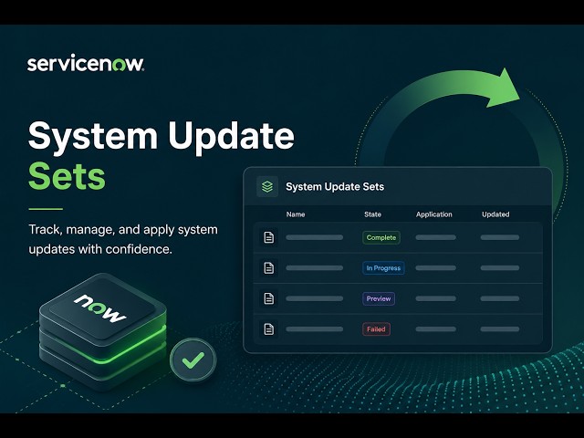 System update sets in ServiceNow #servicenow #servicenowdeveloper