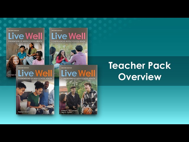 Live Well School Health, Second Edition, Teacher Pack Overview