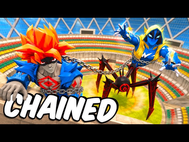 We Tried Beating HeroXHero While CHAINED TOGETHER!